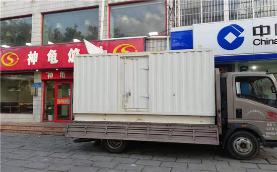 元门乡出租发电机施工案例
